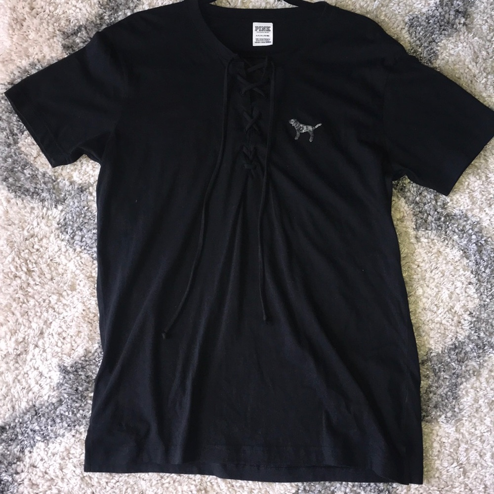 Black PINK oversized tee